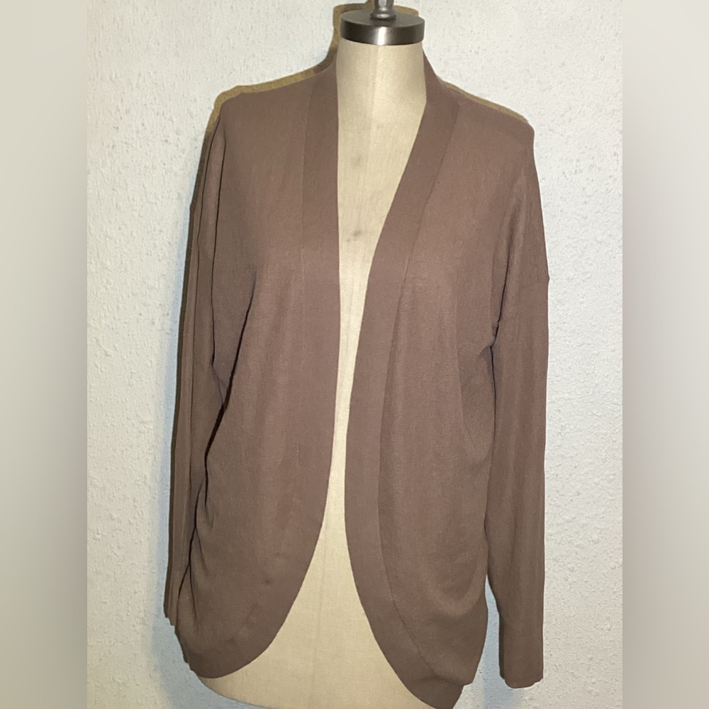 Babaton  brown open cardigan size XS